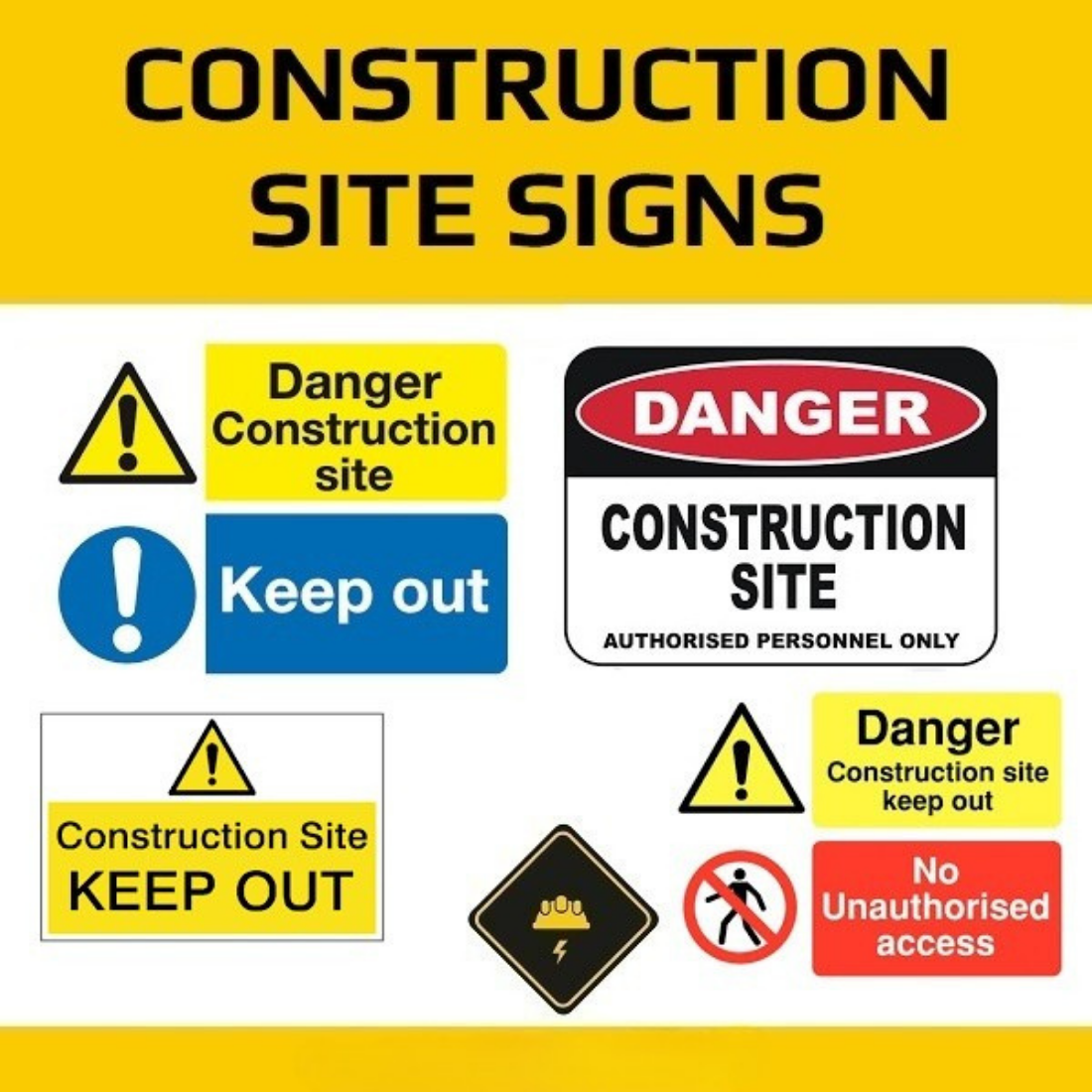 The Ultimate Guide to Construction Safety Stickers: Everything You Need to Know