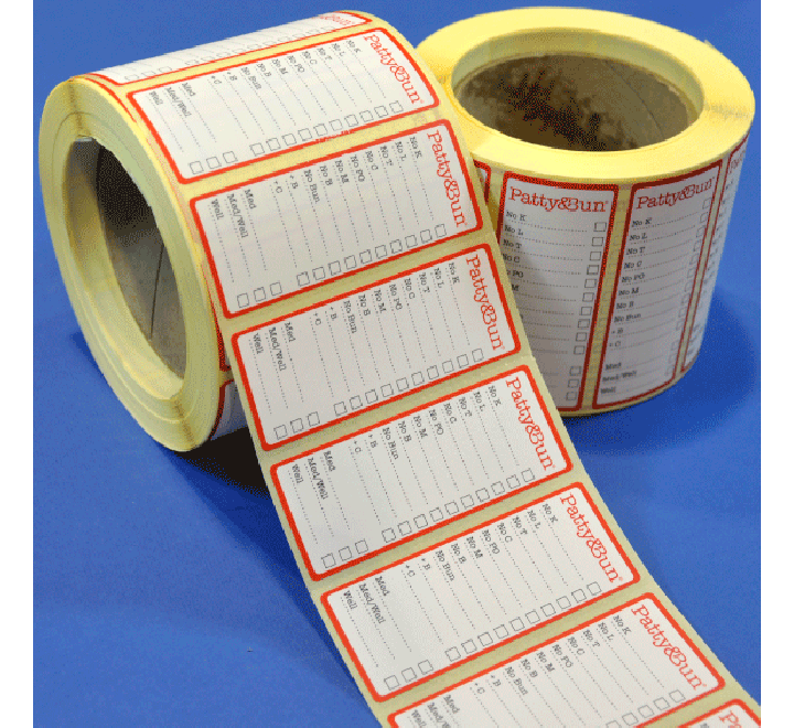Rectangular Waterproof Roll Stickers