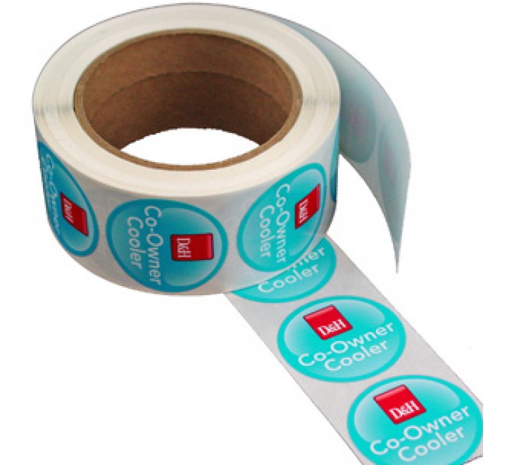 Round Business Roll Stickers