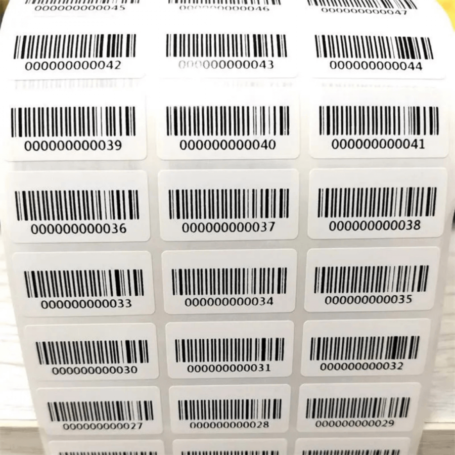 Barcode Inventory Stickers