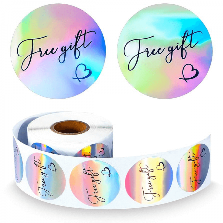 Metallic Round Stickers