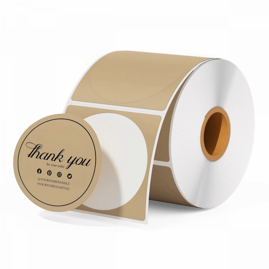 Paper Round Labels