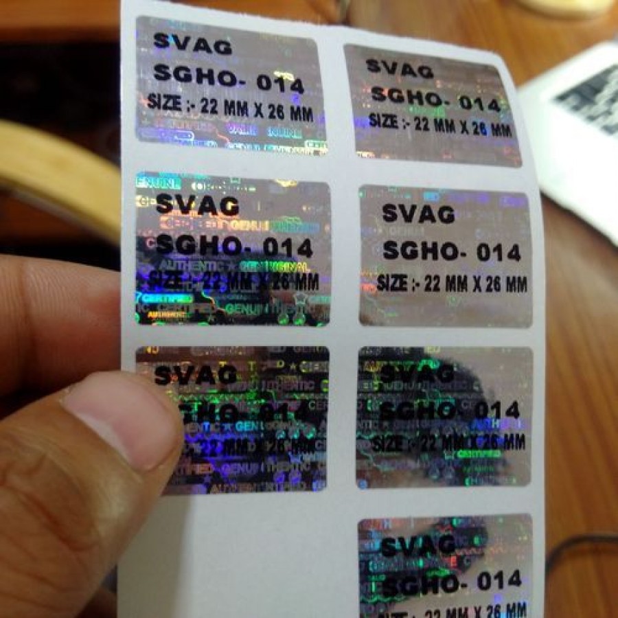 Die Cut 3D Hologram Stickers