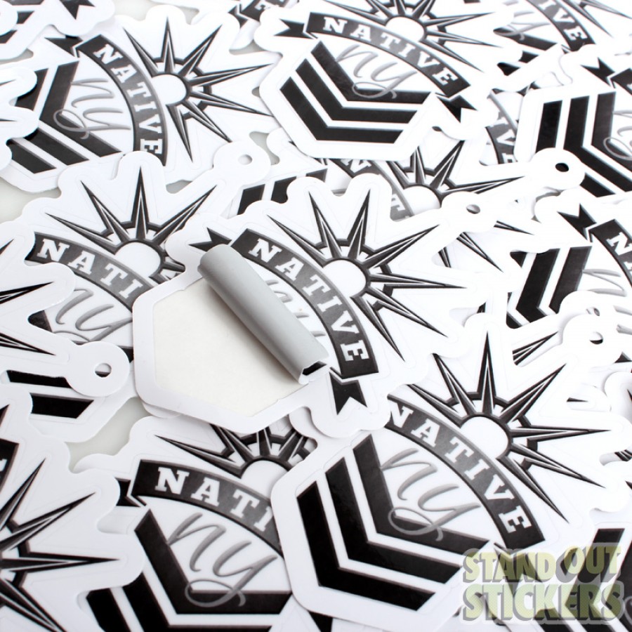 Die Cut Logo Roll Stickers