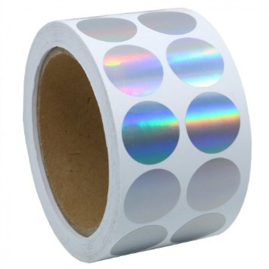 Round Hologram Roll Stickers