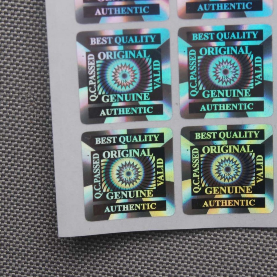 Rectangular 3D Hologram Stickers