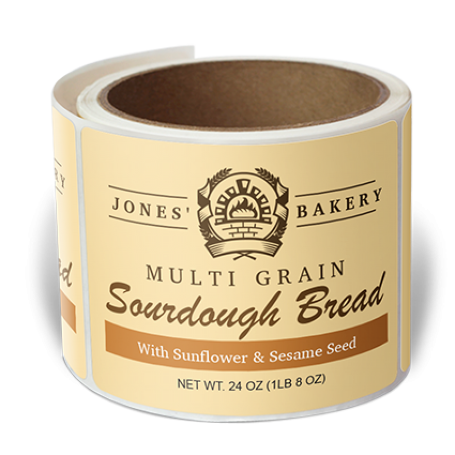 Rectangular Band Roll Stickers