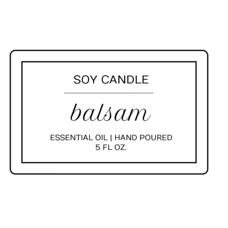 Rectangular Candle Labels