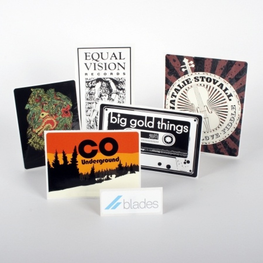 Rectangular Decals Roll Stickers