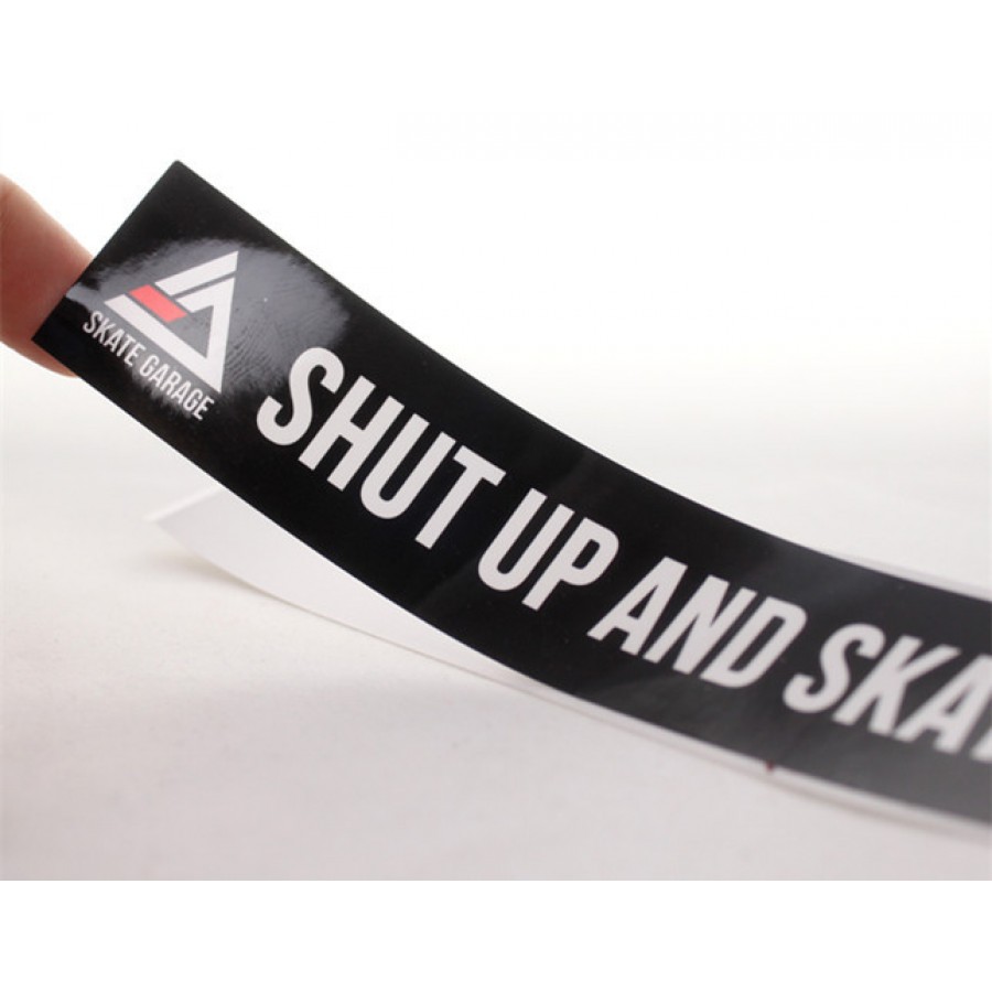 Rectangular Letter Cut Roll Stickers