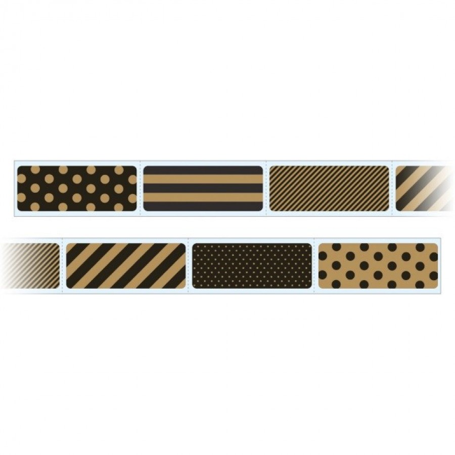 Rectangular Logo Roll Stickers