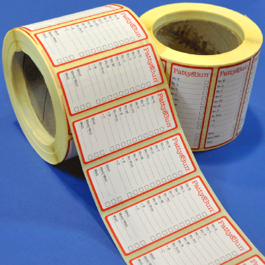 Rectangular Waterproof Roll Stickers