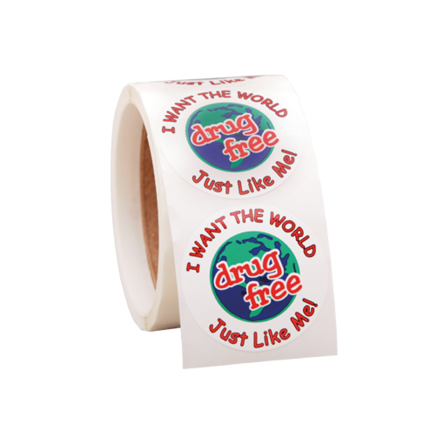 Round Auto Roll Stickers