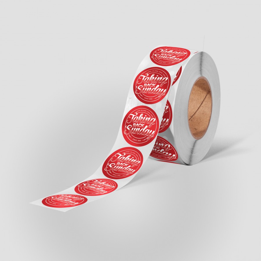Round Bumper Roll Stickers
