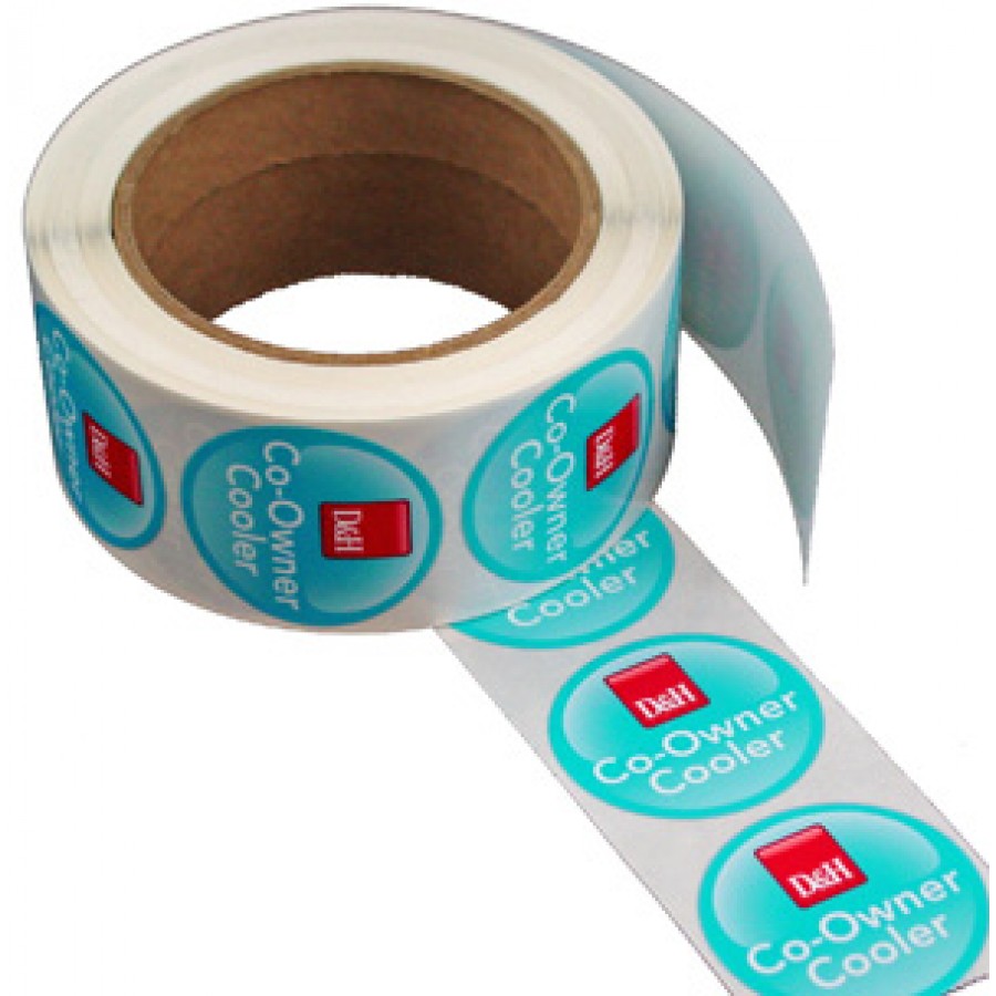 Round Business Roll Stickers