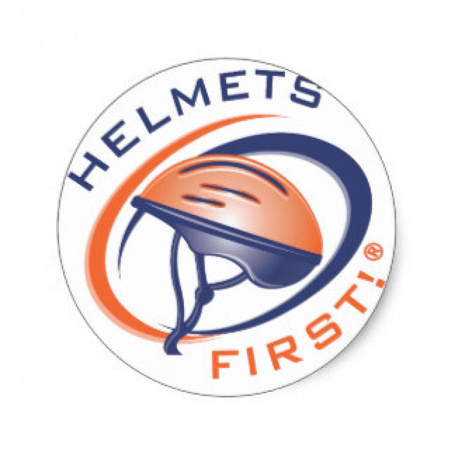 Round Helmet Roll Stickers