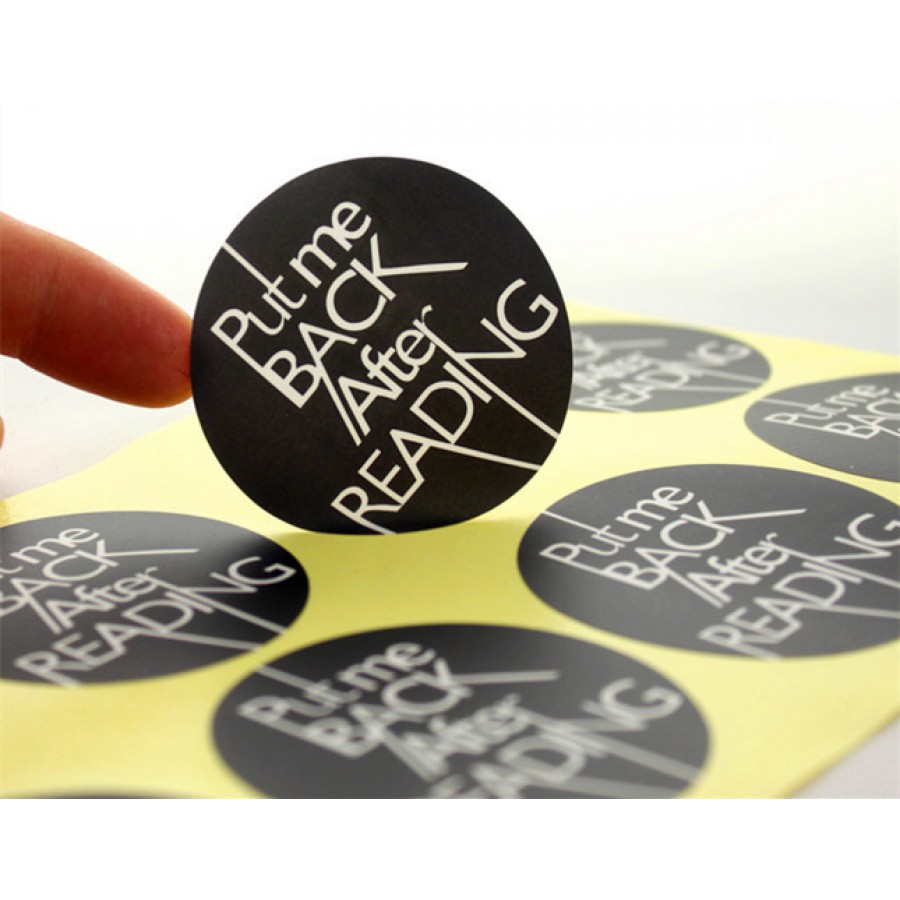 Round Laptop Roll Stickers