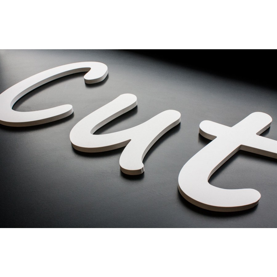 Round Letter Cut Roll Stickers