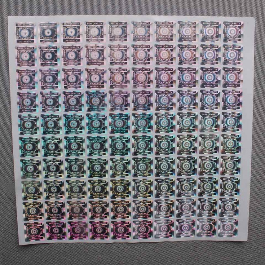 Square 3D Hologram Stickers