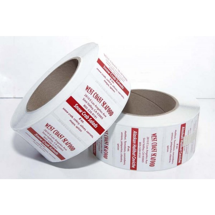 Square Bumper Roll Stickers