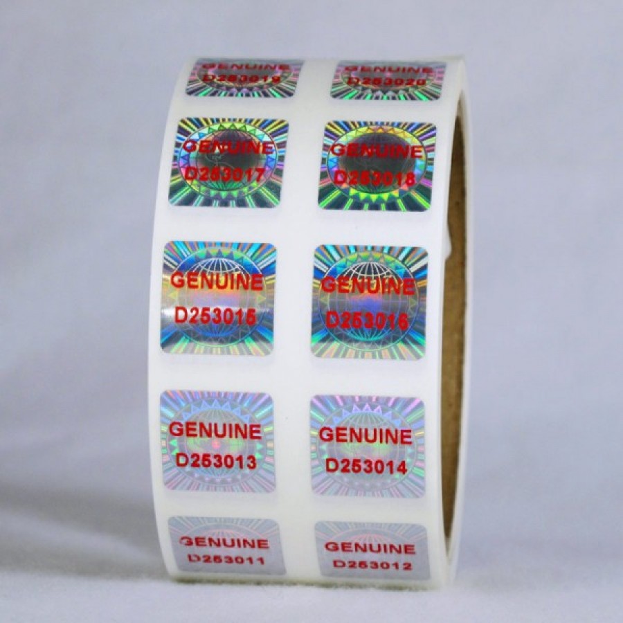 Square Labels Roll Stickers
