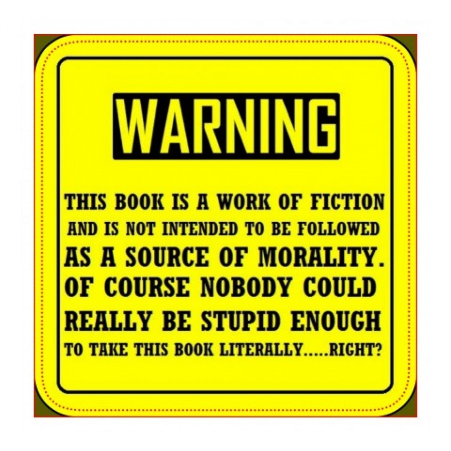 Square warning stickers