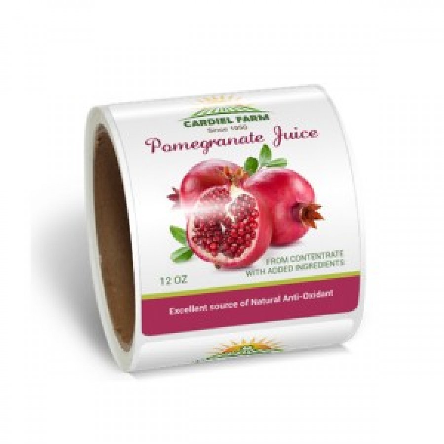 Square Waterproof Roll Stickers