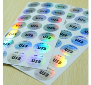 Round 3D Hologram Stickers