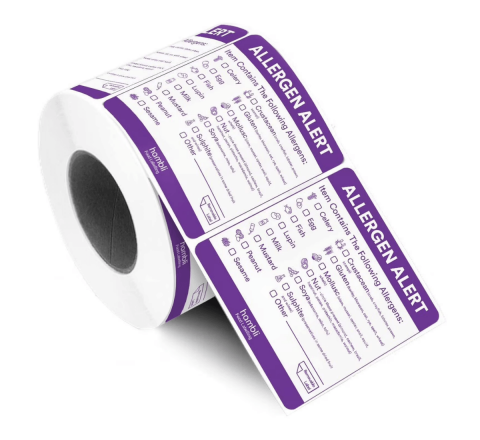Allergen Info Stickers