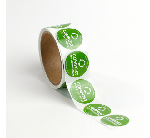 Compostable Packaging Stickers