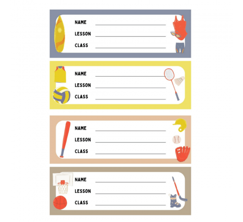 Label Sheets for Kids