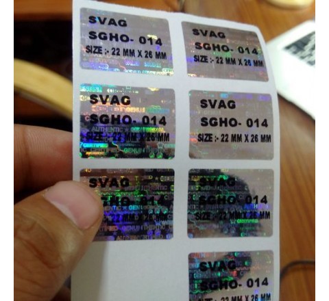 Die Cut 3D Hologram Stickers