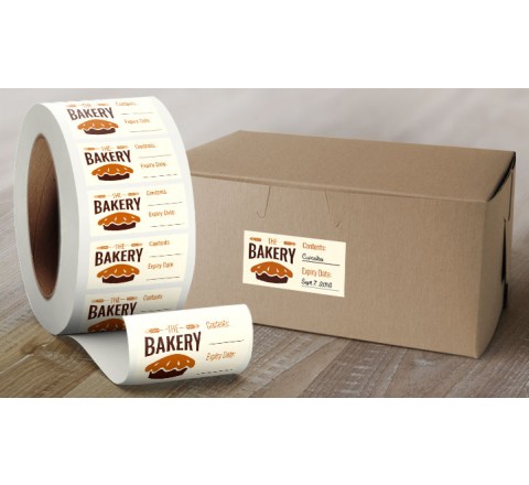 Rectangular Labels Roll Stickers