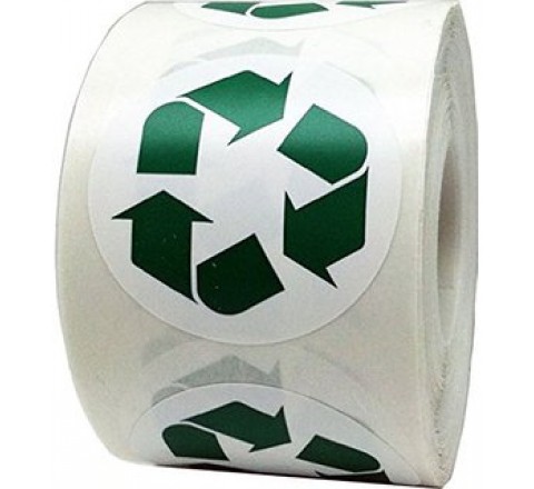 Round Logo Roll Stickers